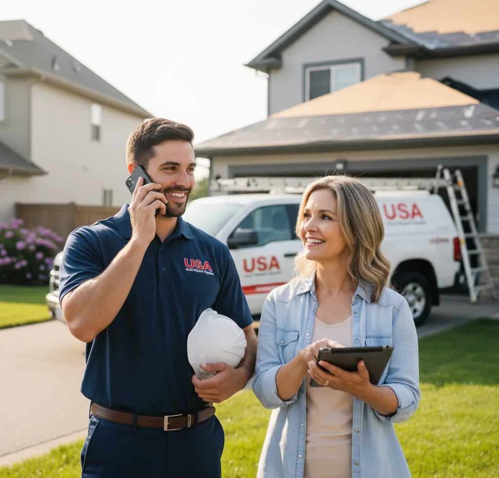 USA Roof Repair Experts customer support in Saint Paris